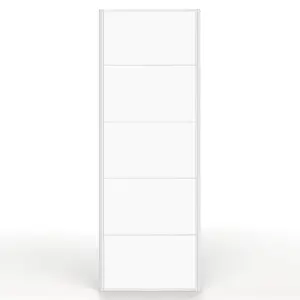 Shush Doors Solid White Satin Sliding Wardrobe Door 650mm x 2000mm