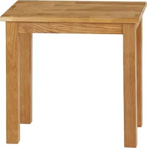 Carmel 3 Piece Nest Of Tables Three Posts Table Base Colour: Oak