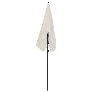 Berkfield Garden Parasol with Pole 200x130 cm Sand