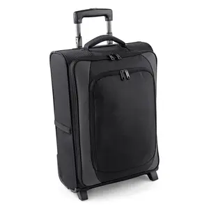 Quadra Tungsten Business Wheelie Travel Bag/Suitcase (29 Litres) Black/ Dark Graphite (One Size)