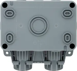 BG 13A 2 gang Outdoor Weatherproof switched RCD socket