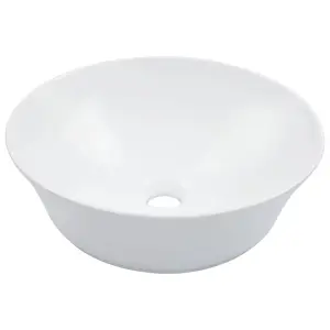 Berkfield Wash Basin 41x12.5 cm Ceramic White