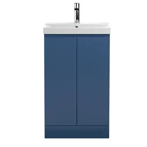 Urban 510mm Free-standing Single Vanity Unit Blue