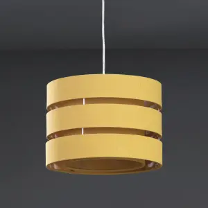 Trio Mustard yellow Pendant Light shade (D)28cm