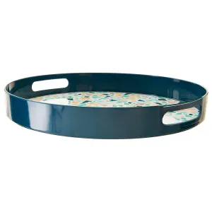 Maison by Premier Mimo Terrazzo Round Tray