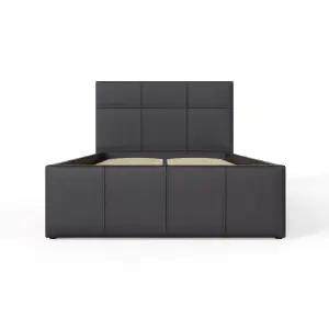 GFW End Lift Ottoman Bed 90cm Single Black