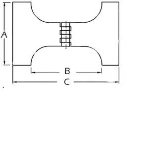 Dzina Heavy Duty Parliament Hinge (Brass, 4 x 2 x 4 inches)