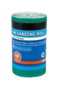 Blue Spot Tools - 5mtr 115mm Sanding Roll 60 Grit