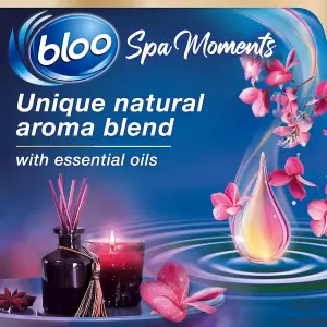 Bloo Toilet Rim Block Harmony Spa Essential Oils 50gm x 3