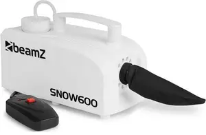 Beamz SNOW600 Snow Machine With Remote Control & 10L Fluid