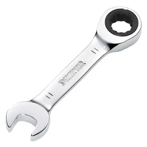 Draper Tools HI-TORQ Metric Stubby Ratchet Combination Spanner, 11mm