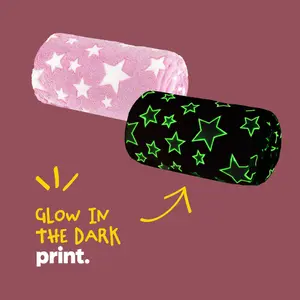 STARRY NIGHT GLOW IN THE DARK BLANKET - PINK