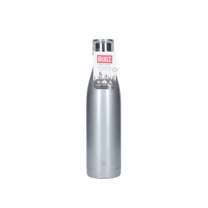 Built 740ml Double Walled Stainless Steel Water Bottle Silver