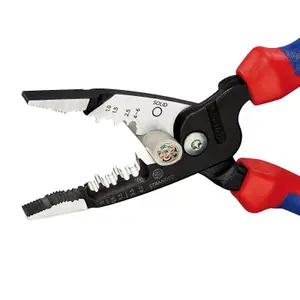 KNIPEX 13 72 200 ME Wire Stripper with Multi-Component Grips, 200mm 13191