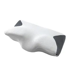 Grey Memory Foam Pillow For Side Sleepers, Cervical Pillow For Relax