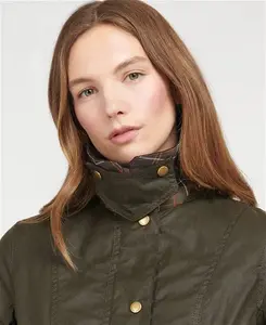 Barbour Belsay Waxed Jacket Olive 18