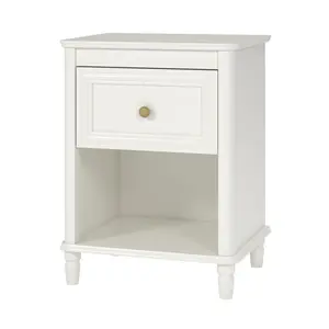 Ryker 1 Drawer Nightstand Cream