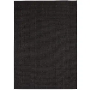 Ecology Collection Outdoor Rugs in Black 500B