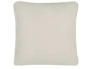 Set of 2 Cushions CALIBRACHOA 45 x 45 cm Geometric White