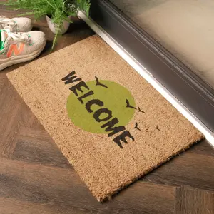 Halloween Welcome Bats Doormat (60 x 40cm)