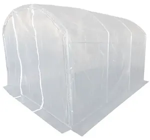 3m x 3m (10' x 10' approx) Extreme Clear Polythene Poly Tunnel