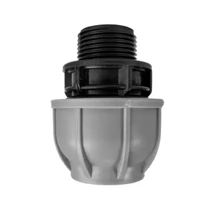 MDPE compression water pipe fittings/connectors,straight joiners (32mm-1" bsp female)