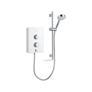 Mira Decor White Manual Electric Shower, 8.5kW