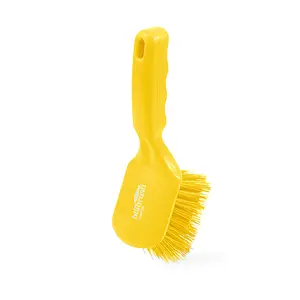 Hillbrush DRS Short Handled Stiff Brush Yellow (254mm)