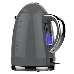 The Funky Appliance Company 1.7 Litre Kettle and 4 Slice Toaster Set Grey