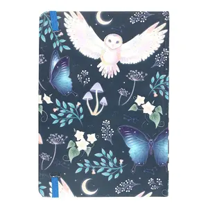 Something Different Night Flight Owl A5 Notebook Blue/White (One Size)