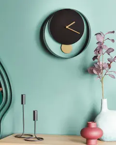 Wall Clock MAGLAND Metal Black