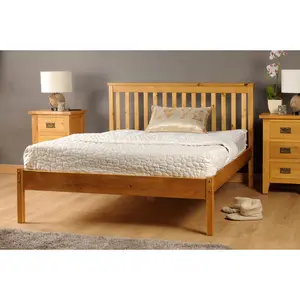 Jaclin Bed Frame Caramel / Kingsize (5')