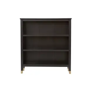 Palazzi Bookcase H97 W89 D25cm - Black