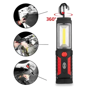 LED Work Light COB LED Lamp Torch USB Rechargeable Magnetic Clip-Flashlight Camping Hiking Car Repair etc H575100