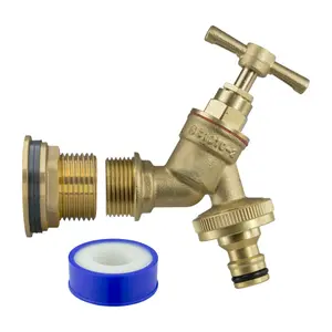 brass 1/2" water butt adaptor (requires a 26mm hole)