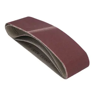 533mm x 75mm Mixed Grit Abrasive Sanding Belts Power File Sander Belt 3pc