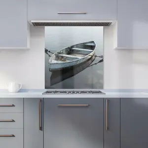 Boat On The Lake Kitchen Splashback