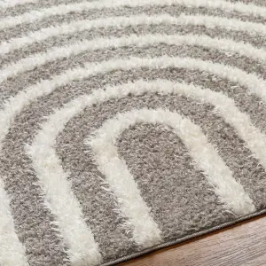 MARAVA Modern Shaggy Area Rug 200 x 275 cm