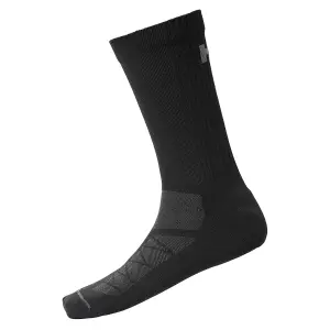 Helly Hansen Workwear Oxford Summer Sock (Black)  (EU 43-46)