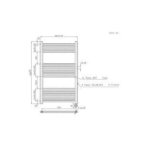 Right Radiators Prefilled Thermostatic Electric Heated Towel Rail Straight Ladder Warmer Rads - White 1000x600 mm