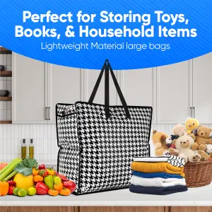 Woven Storage Laundry Bag - Assorted Designs