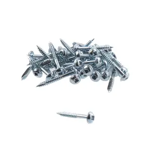 Pocket Hole Screws for Softwoods, 38mm Long, Pack of 500, Coarse Self-Cutting Threaded Square Drive, EPHS838500C, EPH Woodworking