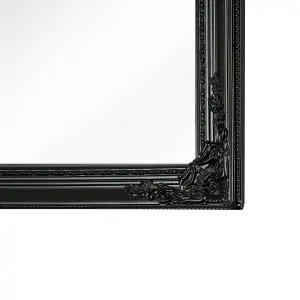 Beliani Retro Wall Mirror FOUGERES Black