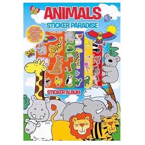 Paradise Animals Stickers Multicoloured (One Size)