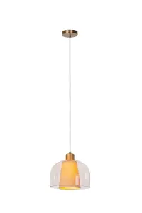 Lucide Gunhild Classic Pendant light 24cm - 1xE27 - Transparant