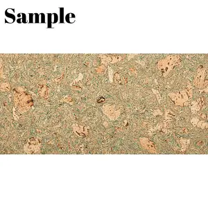 Sample: Beautiful Cork Wall Panels - Green - 1 Strip - 30cm x 5cm (11.81in x 1.96in)