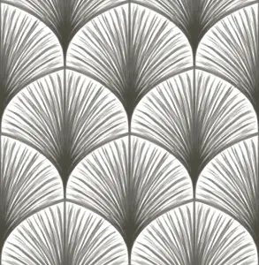 NuWallpaper NUS4985 Amari Peel & Stick Wallpaper, Grey