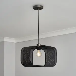 Inlight Black Sculptured Lamp shade (D)35cm