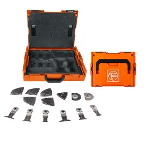 Fein Saw Blade 34PC Starlock Multitool Set E-Cut Wood + Metal + Sanding + Lboxx