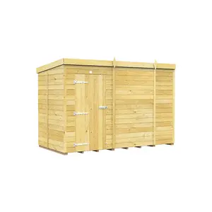 DIY Sheds 10x5 Pent Shed - Single Door Without Windows